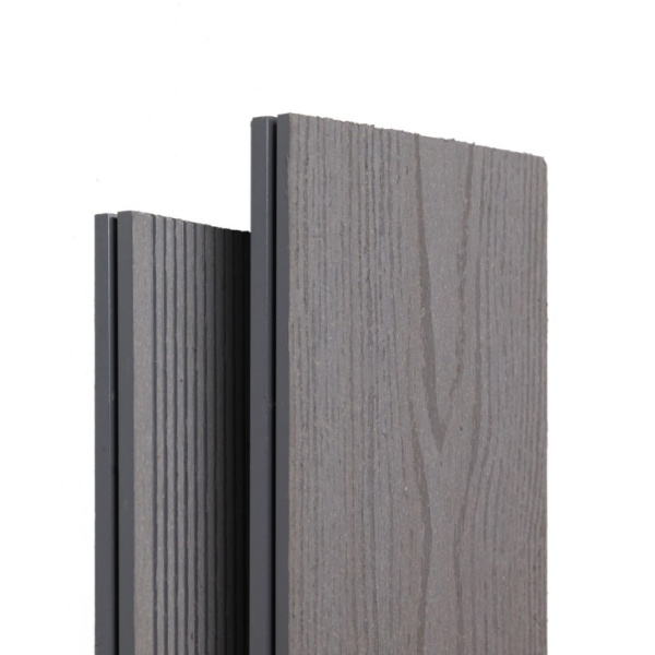 Террасная доска Ecodecking Техно 145х20x4000 Серый