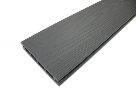 Террасная доска Экодекинг Титан 3D 140х25x4000 Серый