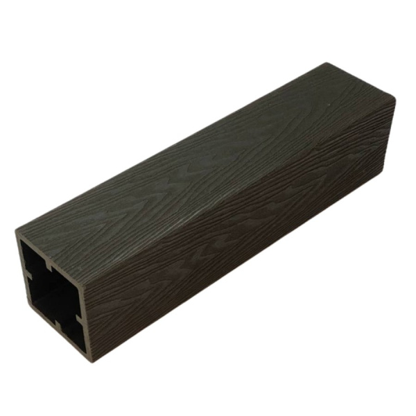 Столб для ограждений Экодекинг Техно 3D 120x120x3000 Венге