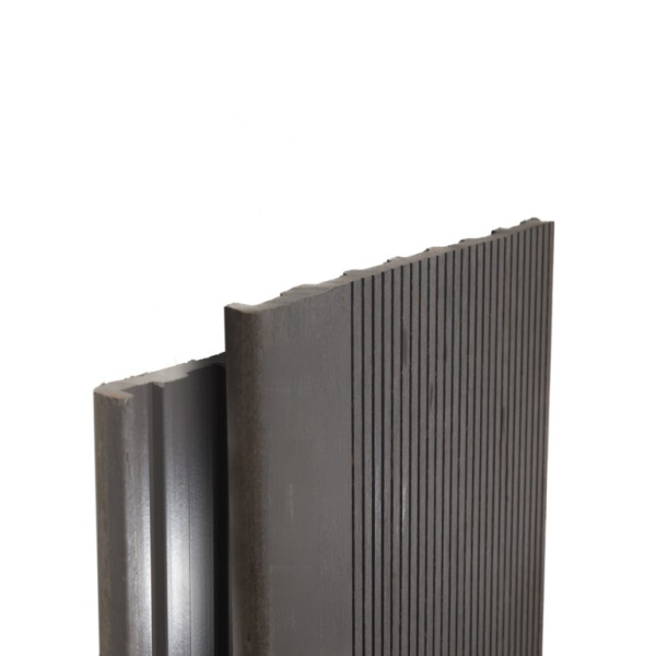 Ступень Экодекинг Некст полнотелая 343х22х3000 Серая