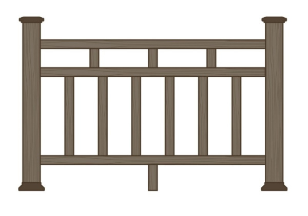 Ограждение из ДПК Экодекинг Грид